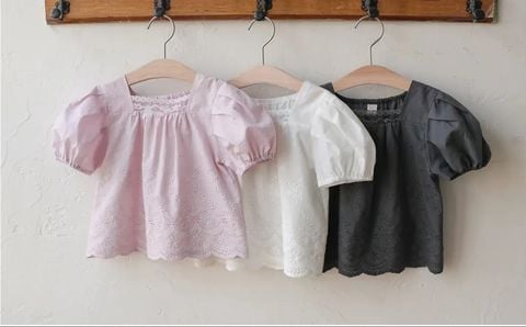 FL - Áo Rodia thêu ren nổi cổ vuông Special