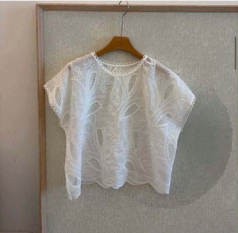 MOM - Áo ren lỗ Abe tay hến