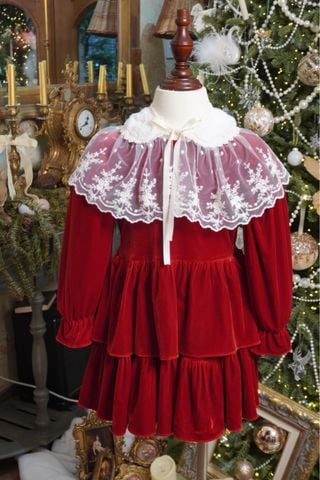 EC -  Cổ yếm Mink Cotton ren