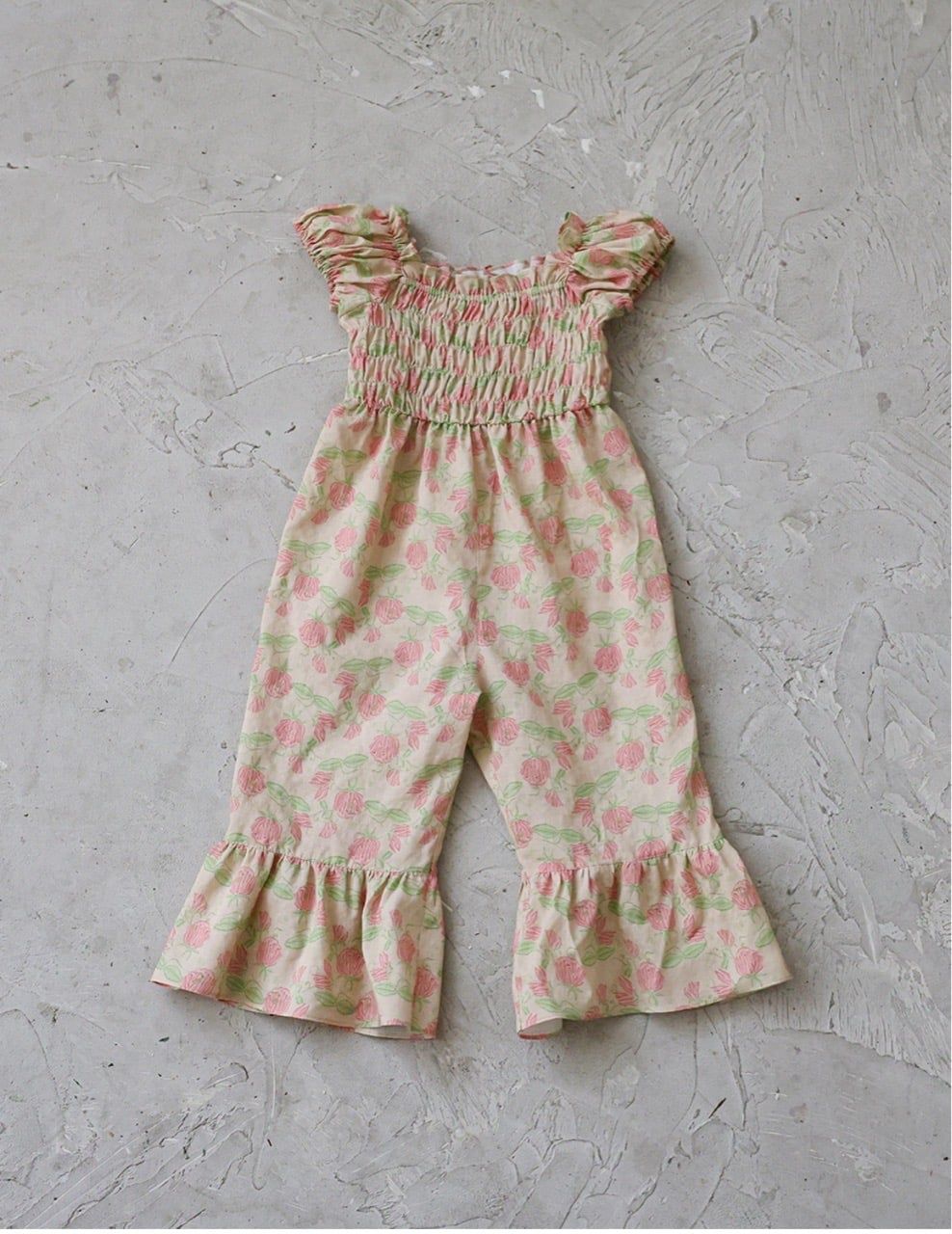 FL - SUM0226 Jumsuit Rosie gấu loe