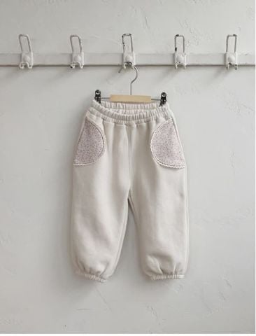 FL - Quần Kona bo gấu túi hoa nhí