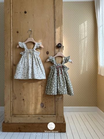 MBB - SUM0226  Váy Flower Frill hoa nhí hai dây cánh tiên