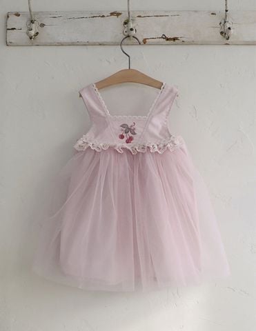 FL - Váy Mully voan bồng sát nách