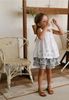 FL - SUM0226 - Quần váy Lala hoa nhí viền ren xếp tầng