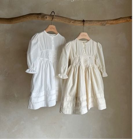 MBB - 0126 Váy Miel phối ren eo