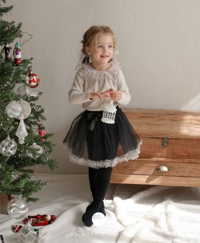 FL - Chân váy Lucia voan bồng liền legging
