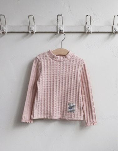 FL - Áo Camille thun dệt sọc nổi