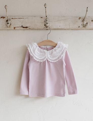 FL - Áo Vivien T cổ ren bèo