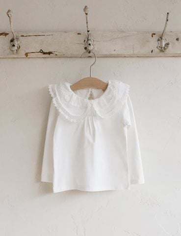 FL - Áo Vivien T cổ ren bèo