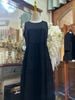 ME - SUM0226 - Mom Váy cotton sát nách thân phối bèo