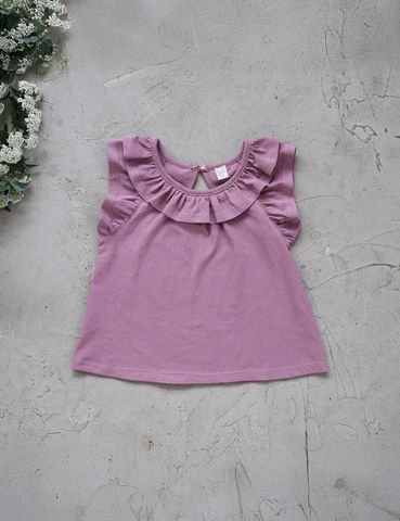 FL - SUM0226 - Áo Kirby cổ bèo cánh tiên