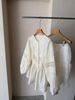 Mom - Áo  babydoll tay bồng viền ren
