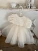 HBB - SUM0226 - Váy Lia ngực ren hoa phủ organza bồng mềm
