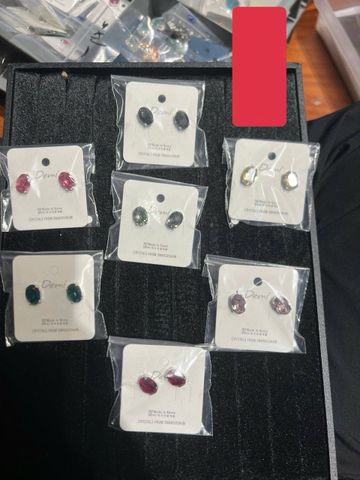 Bông pha lê Hàn oval