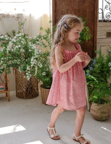 FL - SUM0226 Váy Gemma 2 dây lớn hoa nhí