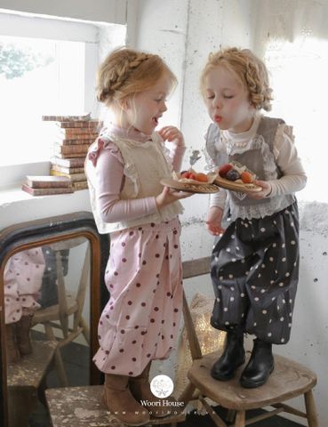 FL - Áo gile May vest viền ren