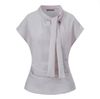 ME -SUM0226 Áo blouse chếp li buộc nơ cổ