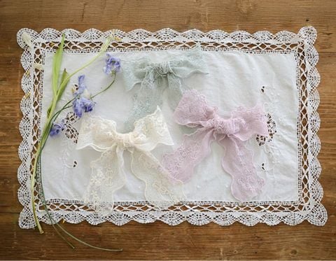 FL - Cặp Madeline nơ ren bự