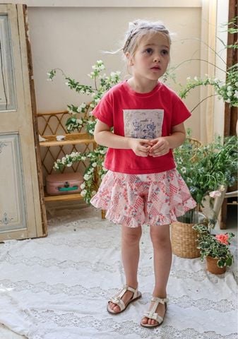 FL - SUM0226 - Áo thun Sienna in họa tiết