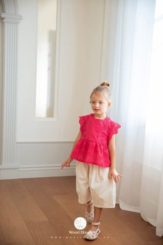 NN - 0126 Áo Soda thêu ren lỗ