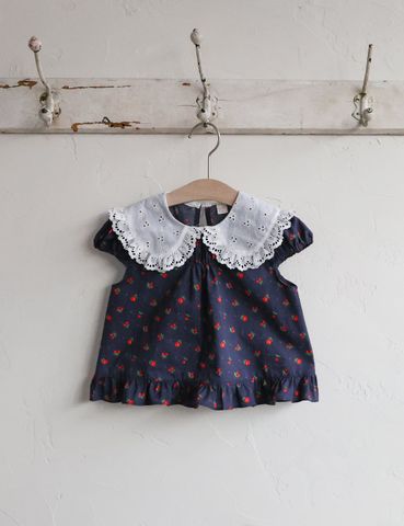 FL - SUM0226 - Áo Libby cổ sen ren gấu bèo
