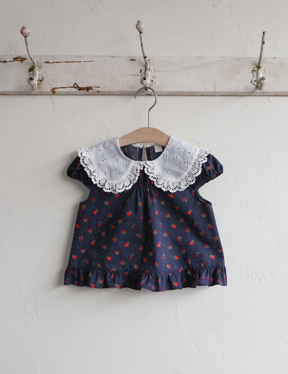 FL - SUM0226 - Áo Libby cổ sen ren gấu bèo
