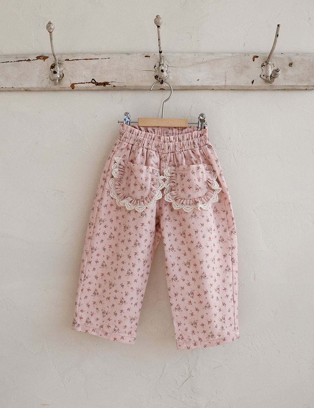 FL - Quần Singha hoa nhí túi viền ren