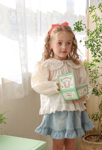 FL - Chân váy Joa denim hình tim
