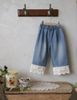 FL - AUT0326  Quần Jeans Dalia gấu ren