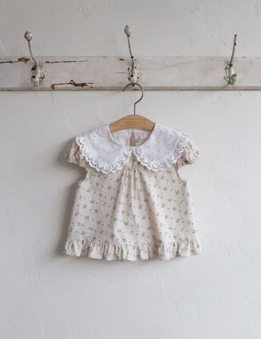 FL - SUM0226 - Áo Libby cổ sen ren gấu bèo