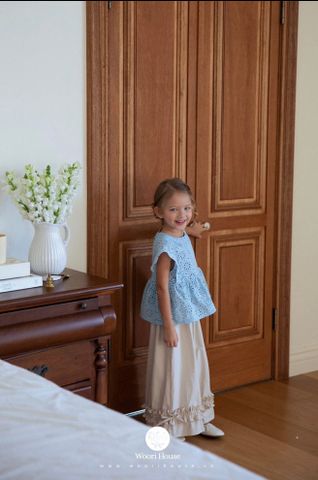 NN - 0126 Quần Pom Lovely ống rộng