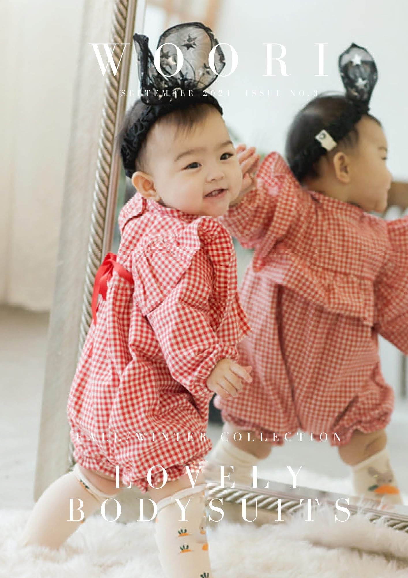 AR - Body suit Red Check kẻ gingham
