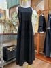 ME - SUM0226 - Mom Váy cotton sát nách thân phối bèo