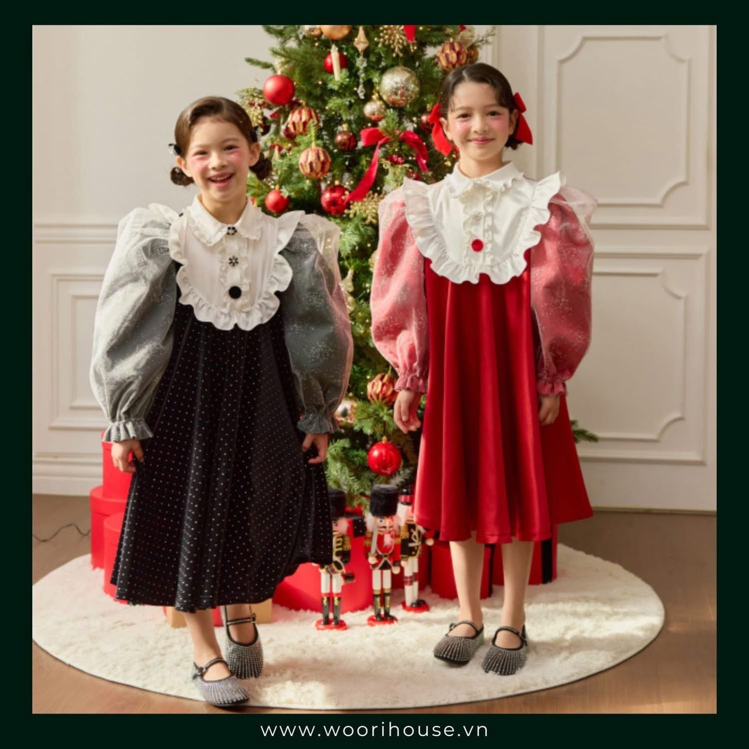 ND - Váy Twinkle Bell phối nhung