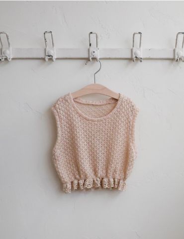 FL - Áo Gile sợi bo gấu Montblanc