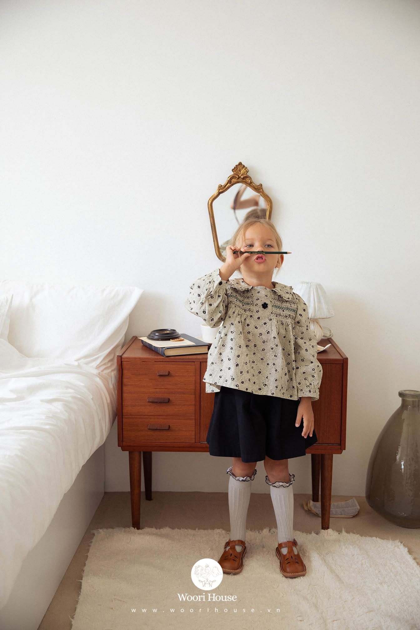 NN -  Áo New Jeje cổ sen smoke ngực