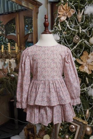 EC - Set Only hồng cotton hoa nhí