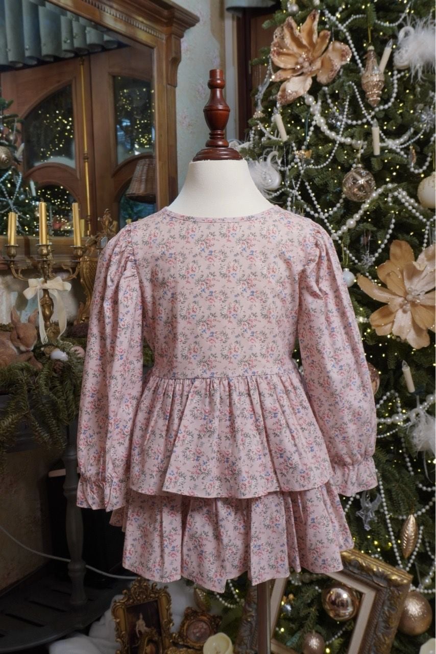 EC - Set Only hồng cotton hoa nhí