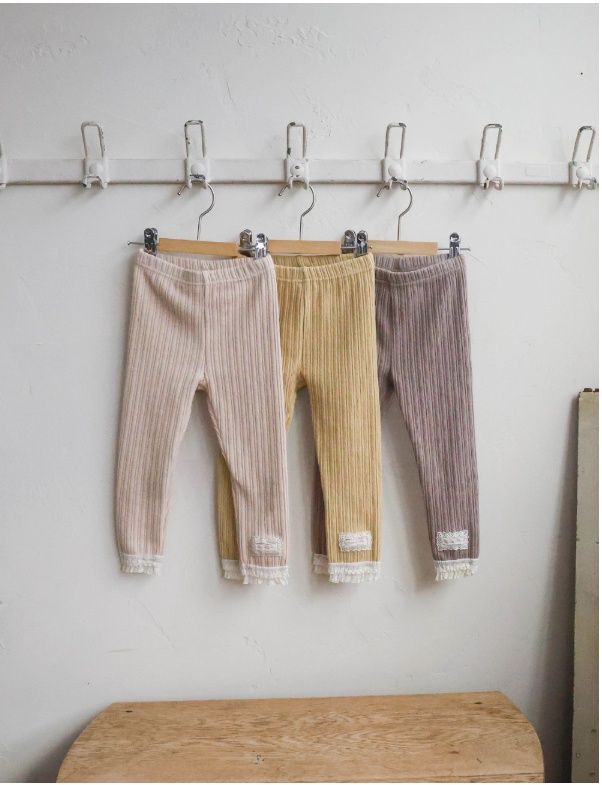 FL - Quần Leggings Rumi gấu ren