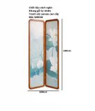  BÌNH PHONG VÁCH NGĂN M001B – thiết kế tối giản Nhật Bản, decor spa studio | Mlucky 