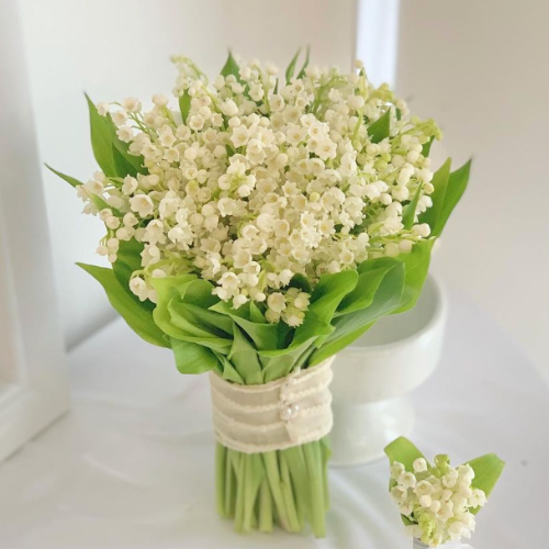  ホワイトスズラン・ウェディングブーケ 