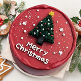 Red joy Christmas Cake 