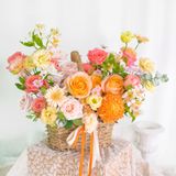  済州島の花かご 