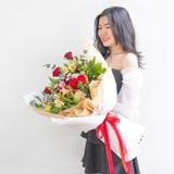 ロマンチックな花束 