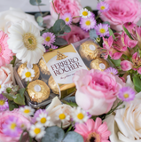  花とチョコレートのコンボボックス 