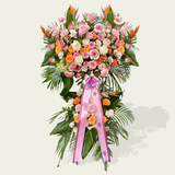  【ベトナム配送】お祝い花タワー 