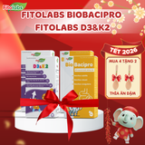  Combo 2 Bộ đôi Fitolabs BioBacipro + Fitolabs D3&K2 