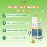 Tonimer lab Hypertonic - Xịt mũi ưu trương 600 mOsm/kg