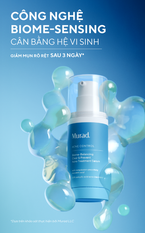 Serum Hỗ Trợ Ngăn Ngừa Mụn Murad Biome-Balancing Clear & Prevent Acne Treatment Serum 30ml