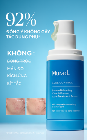 Serum Hỗ Trợ Ngăn Ngừa Mụn Murad Biome-Balancing Clear & Prevent Acne Treatment Serum 30ml